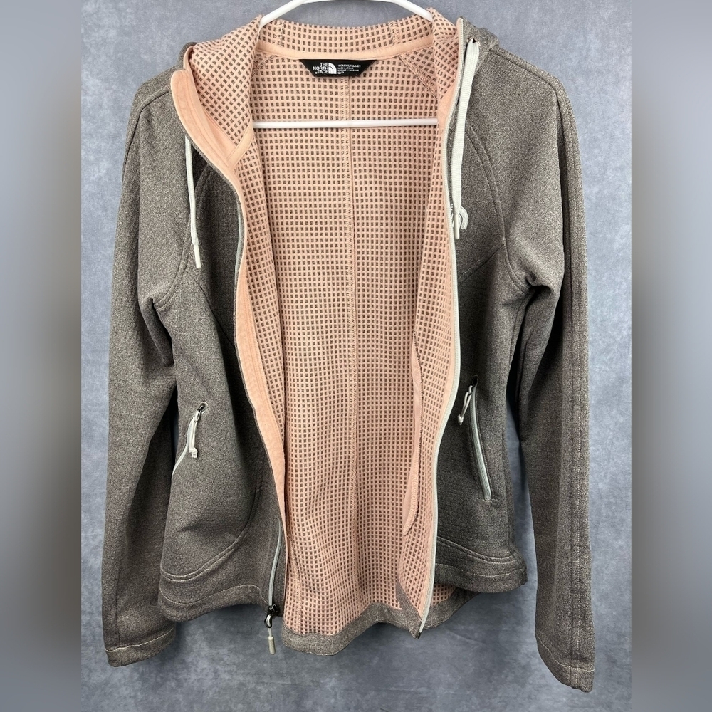 The‎ North Face Women’s  Canyonlands Fleece Hoodie Full Zip Tan Size SP